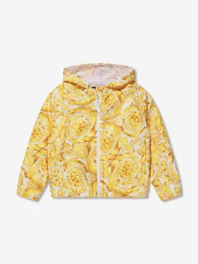 Versace Baby Barocco Windbreaker in Gold