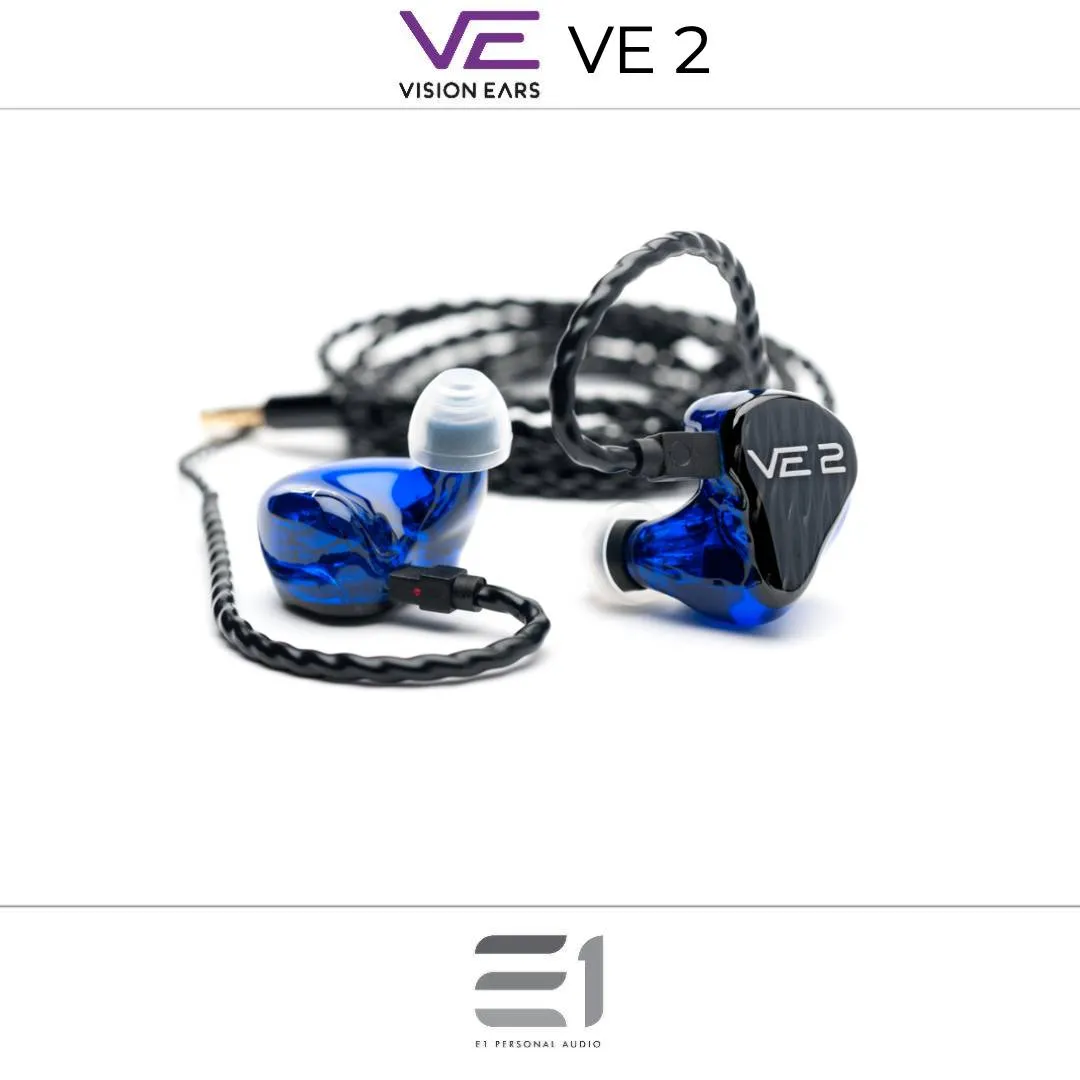 Vision Ears VE2 Custom / Universal-Fit In-Ear Monitors