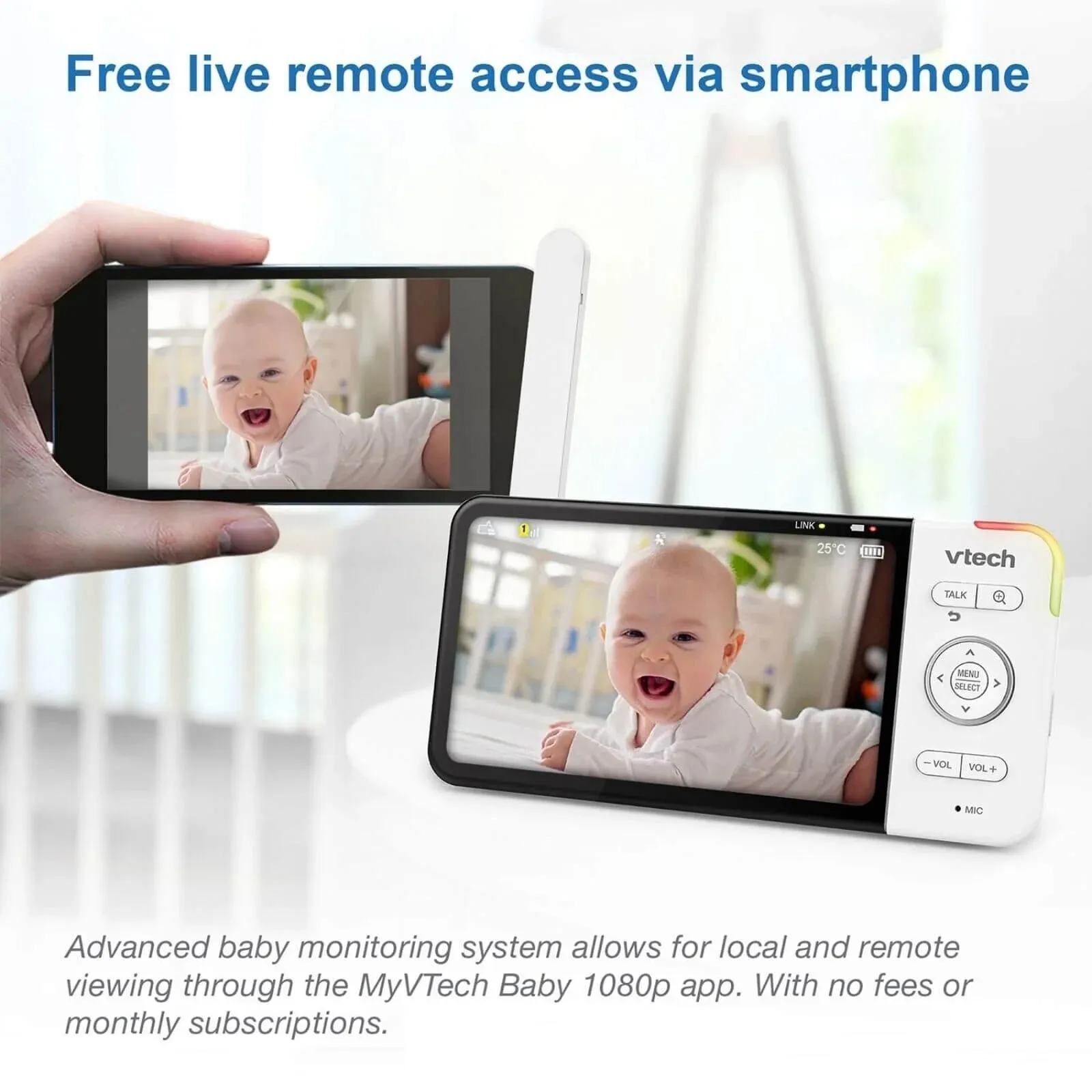 VTech - RM5754HD Smart Video Baby Monitor