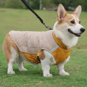 Warm Reflective Dog Cotton Vest – Thickened Casual Coat for Pets