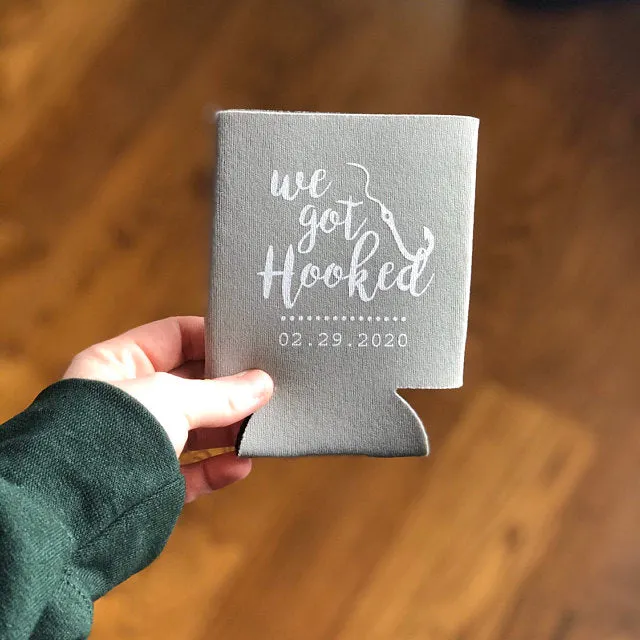 We Got Hooked Wedding Can Coolers (19)