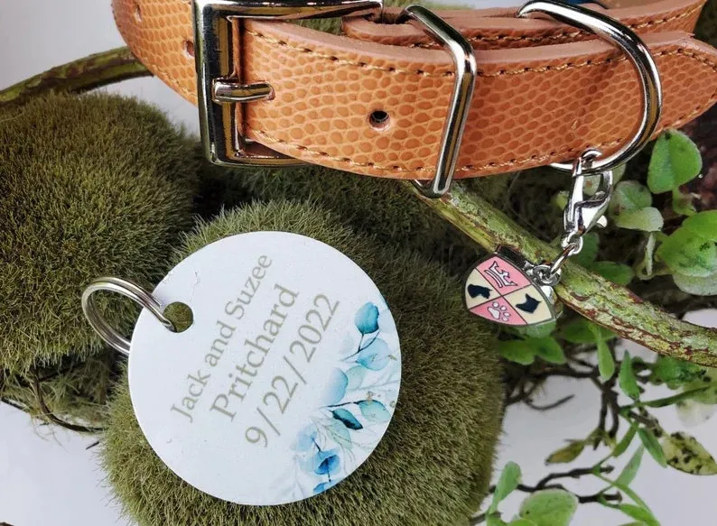 Wedding Pet ID Tag