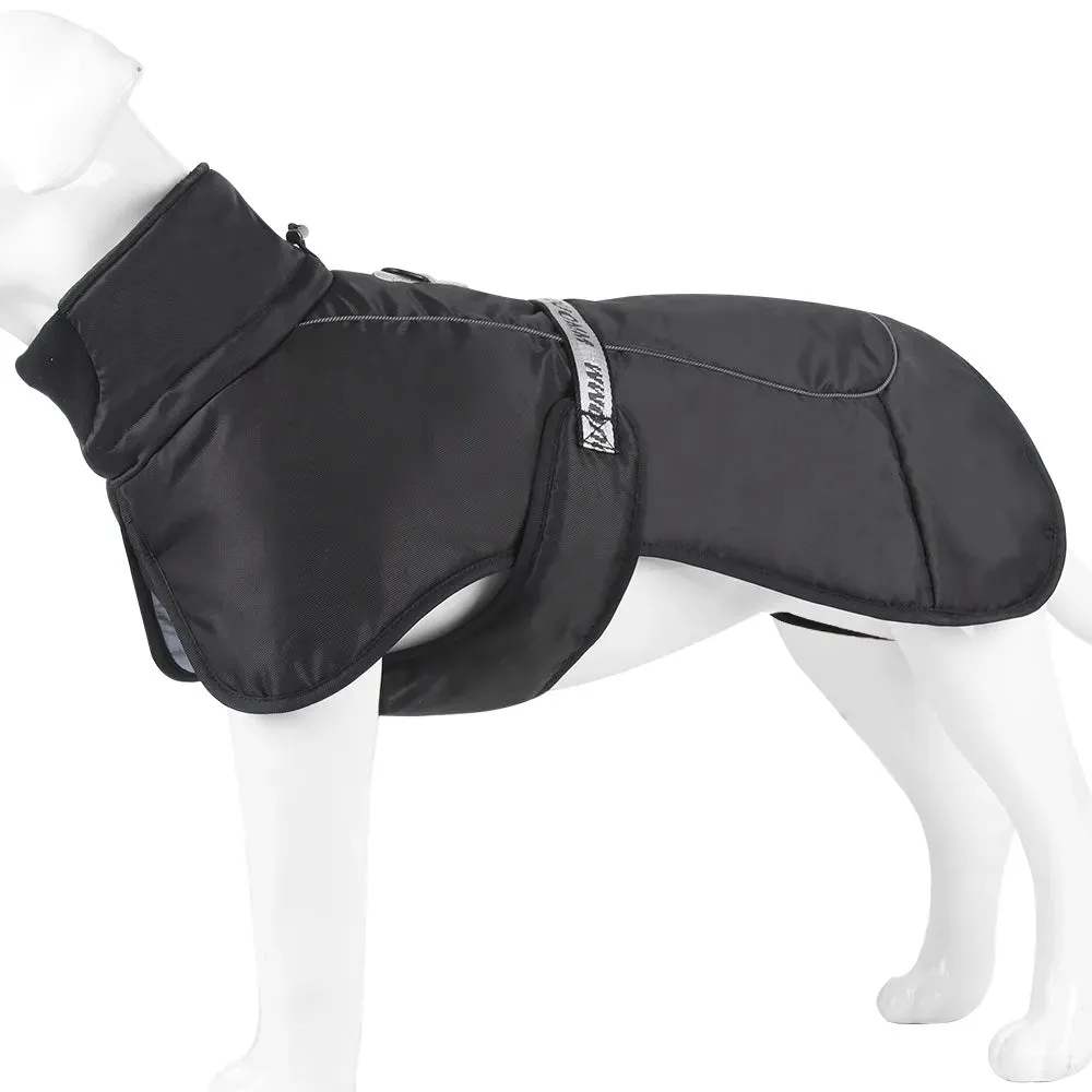 Winter Reflective Jacket for Medium and Large Dogs - Keep Your French Bulldog, Dachshund, and Labrador Warm, Dry, and Visible