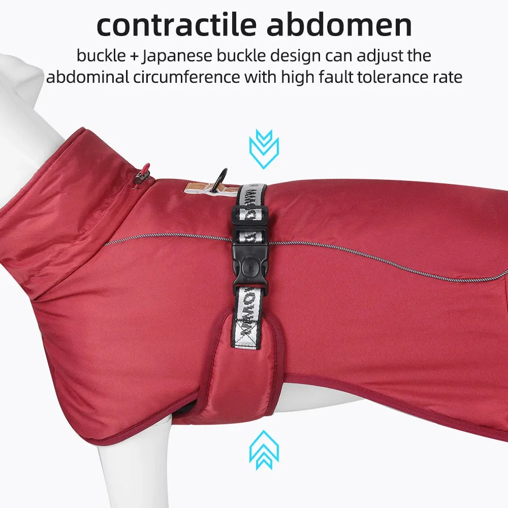 Winter Reflective Jacket for Medium and Large Dogs - Keep Your French Bulldog, Dachshund, and Labrador Warm, Dry, and Visible