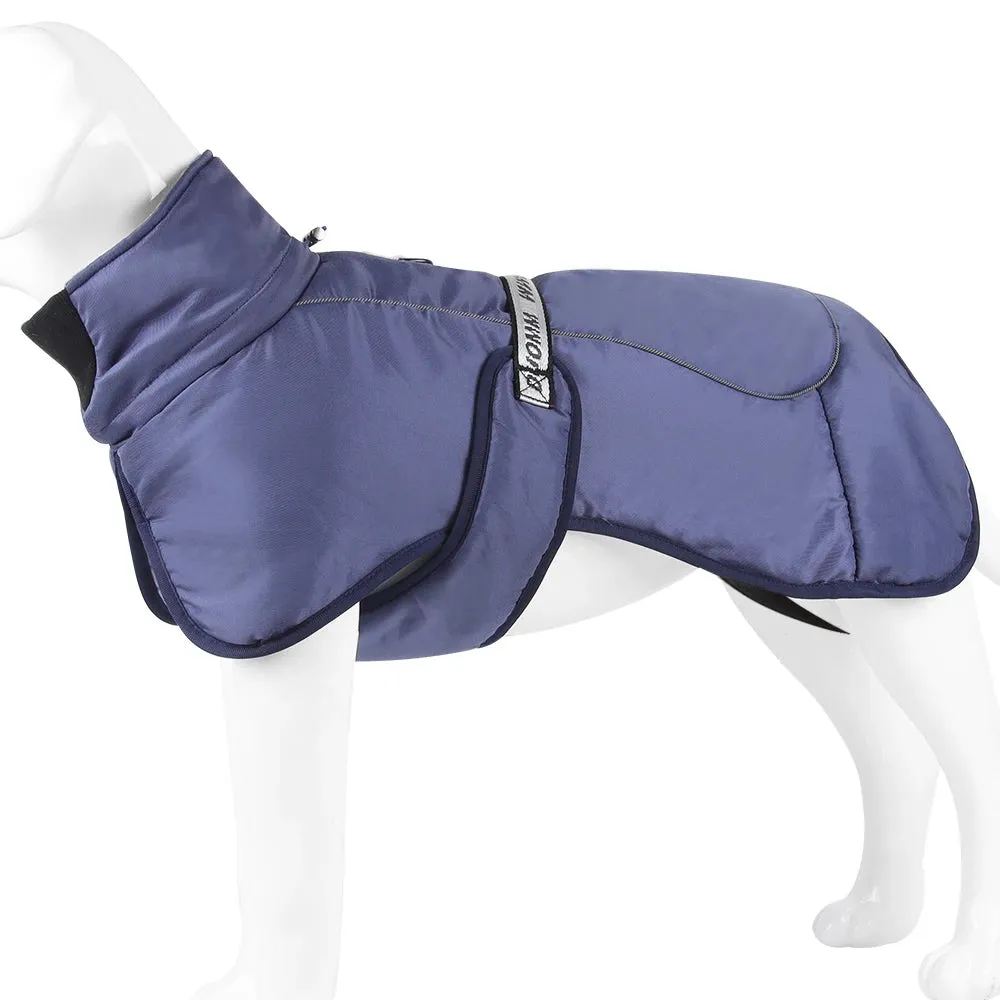 Winter Reflective Jacket for Medium and Large Dogs - Keep Your French Bulldog, Dachshund, and Labrador Warm, Dry, and Visible