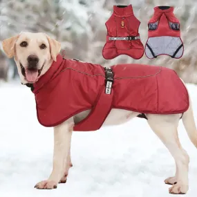 Winter Reflective Jacket for Medium and Large Dogs - Keep Your French Bulldog, Dachshund, and Labrador Warm, Dry, and Visible