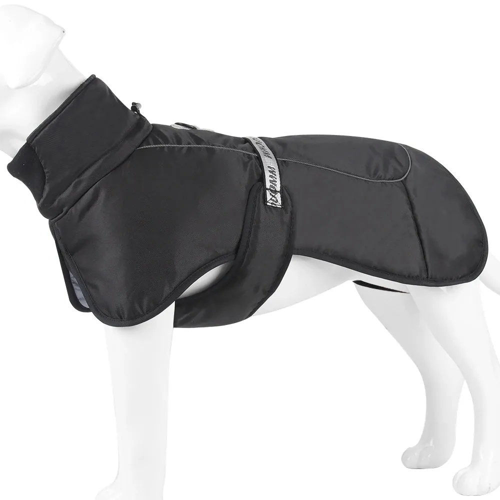 Winter Reflective Jacket for Medium and Large Dogs - Keep Your French Bulldog, Dachshund, and Labrador Warm, Dry, and Visible