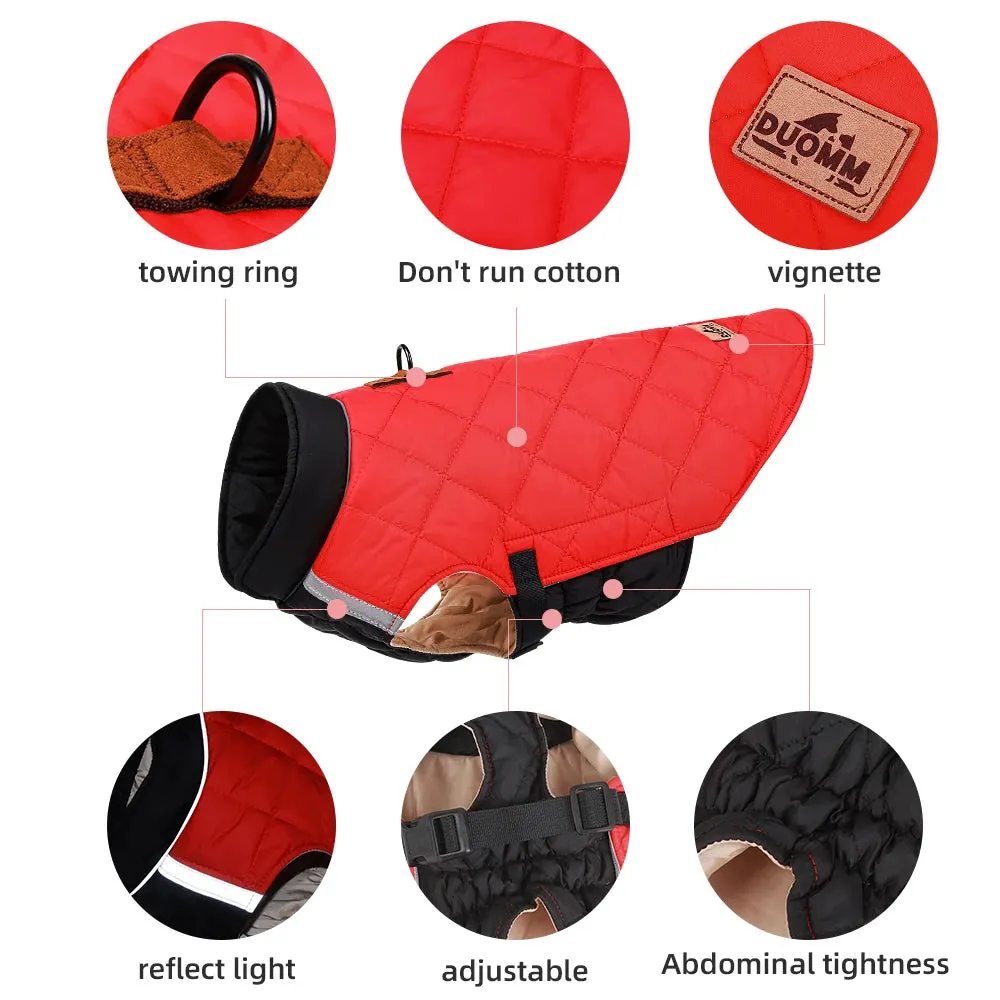 Winter Thicken Vest Coat for Dogs of All Sizes - Keep Your Labrador, Husky, and French Bulldog Warm, Dry, and Safe in Style