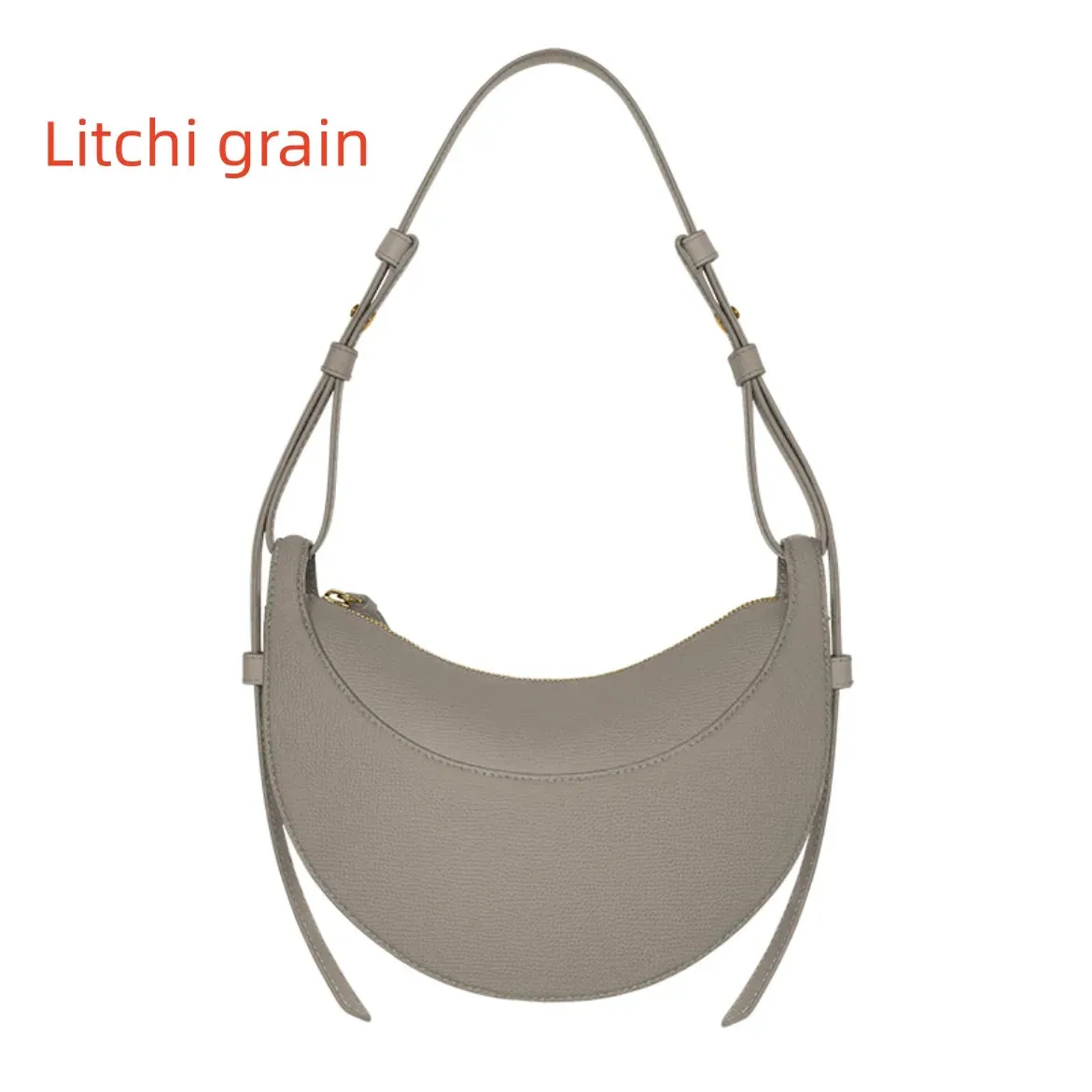 Yunduo Bao Genuine Leather Designer Number Nine Pure Cowhide Half Moon Tonca Style Crossbody Dumplings Classic Women's Top Quality Tote Bag